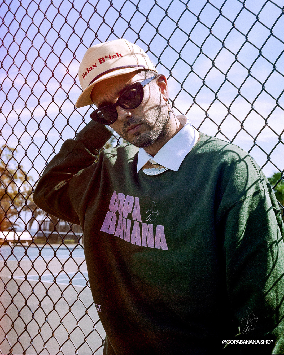 GREEN & PINK SWEATER