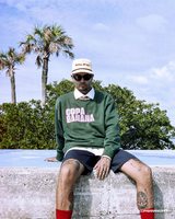 GREEN & PINK SWEATER