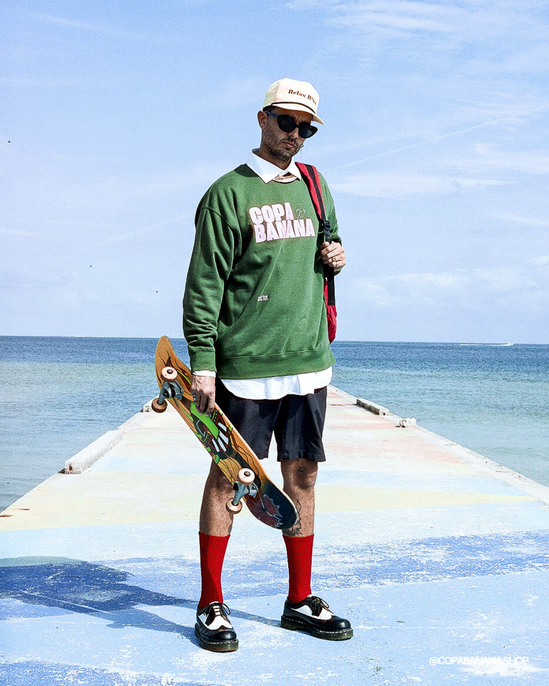 GREEN & PINK SWEATER