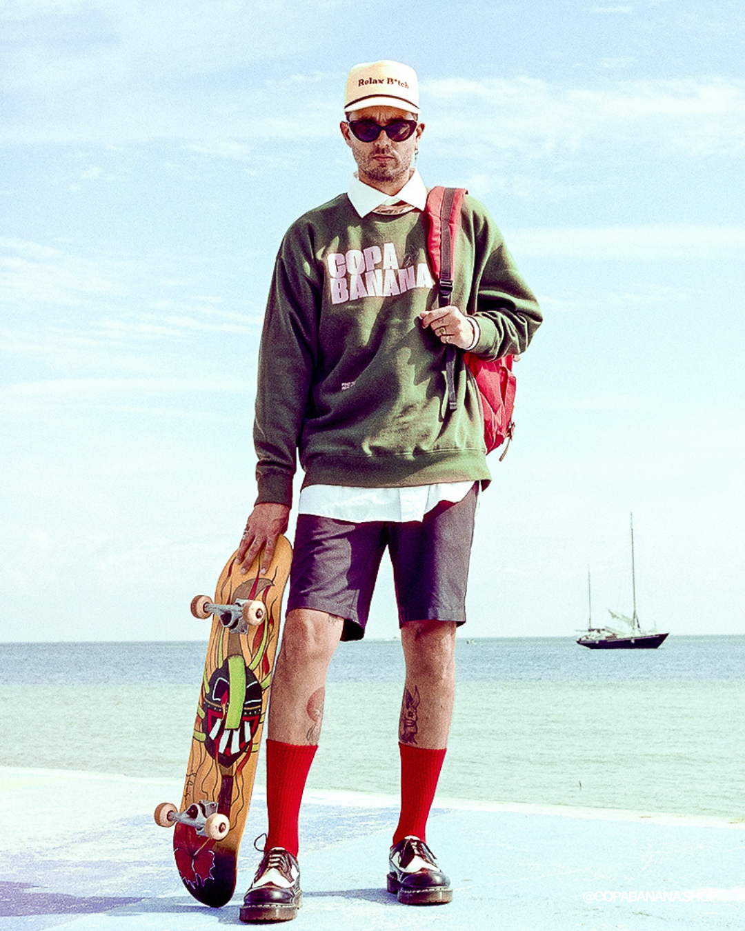 GREEN & PINK SWEATER