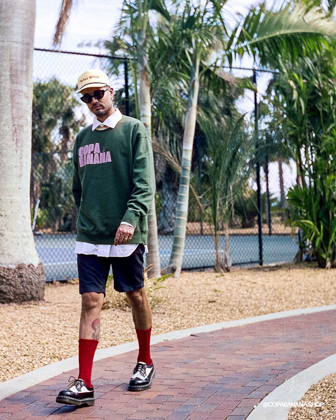 GREEN & PINK SWEATER