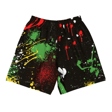 PAINT SPLASH ATHLETIC SHORTS