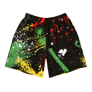 PAINT SPLASH ATHLETIC SHORTS