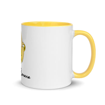 COPABANANA BRAND MUG WITH YELLOW COLOR INSIDE